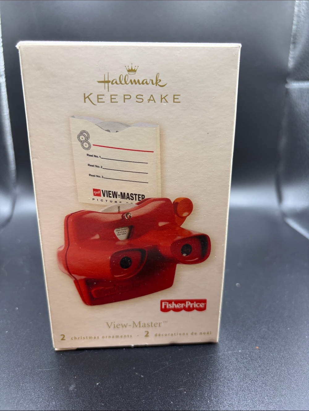 NIB, Hallmark View-Master 2 piece ornament set